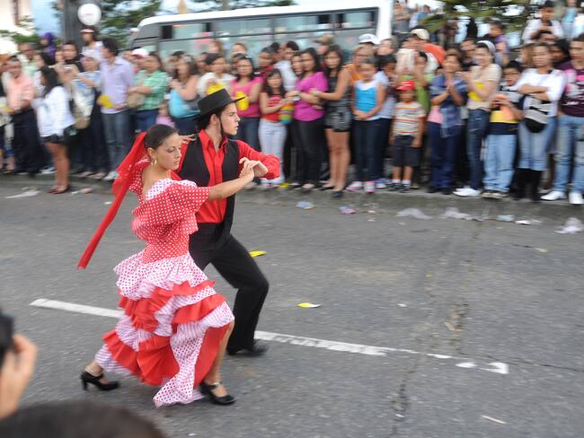 Carnaval en la ciudad durante la 'Feria anual de Manizales', 5 de enero de 2010. Foto de Kaveh Kazemi/Getty Images.