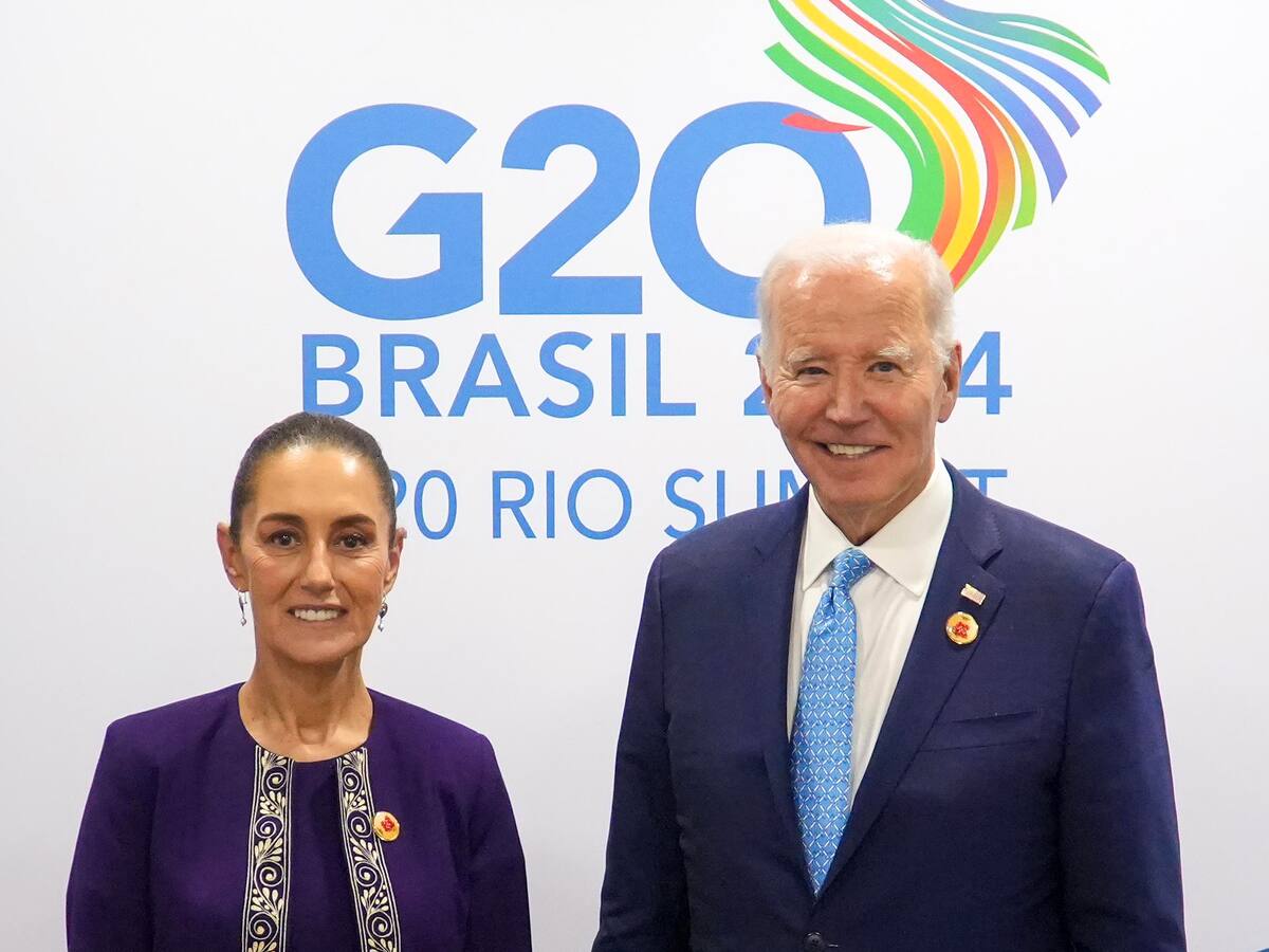 Biden y Sheinbaum se reunieron por primera vez y hablan de seguridad y migración