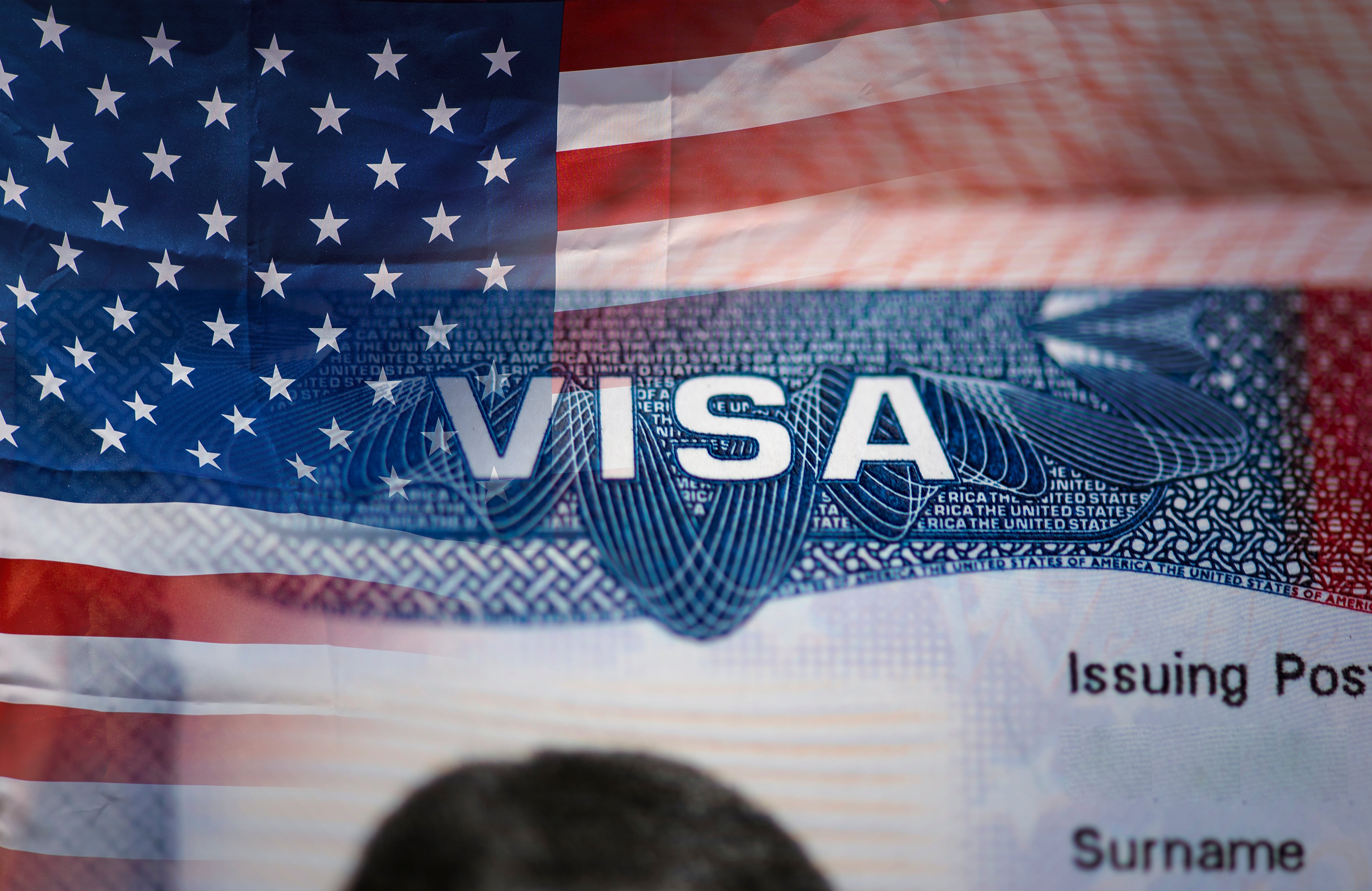 Visa de Estados Unidos. Imagen vía Getty Images