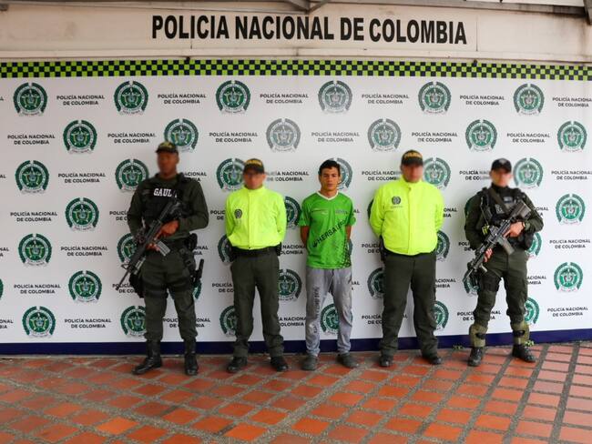 Capturan presunto asesino de líder comunal de Dosquebradas / Foto: Policía Metropolitana de Pereira