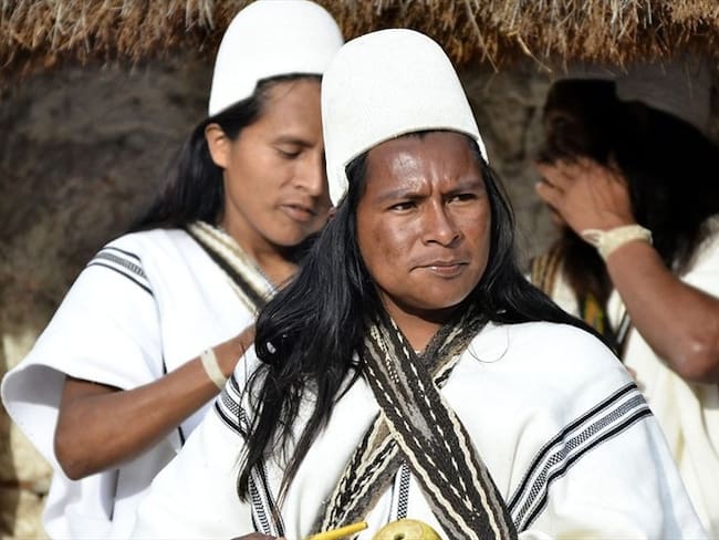 Pueblos indígenas de la Sierra solicitan ayuda del Presidente para afrontar la pandemia. Foto: Colprensa