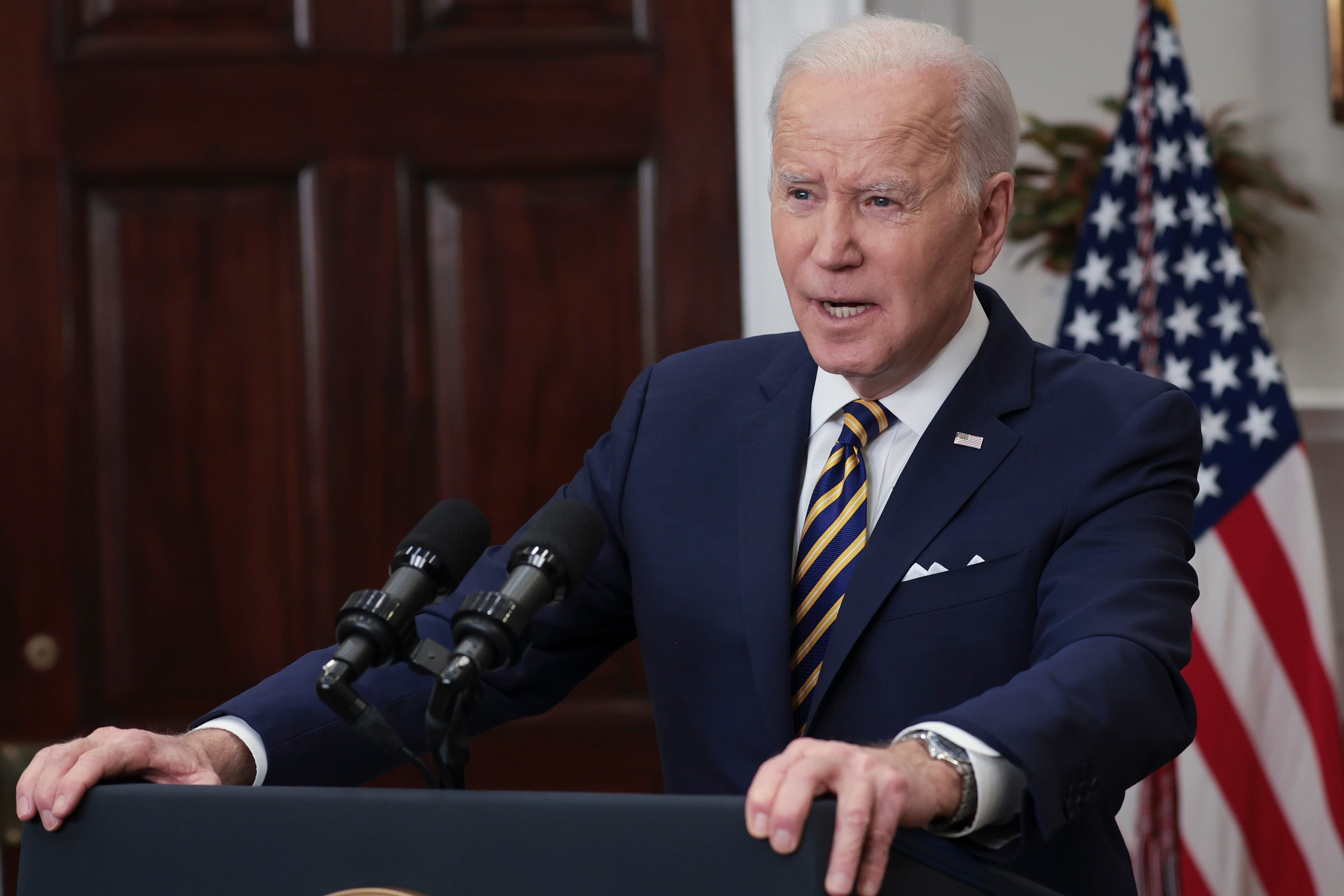 El presidente de EE.UU., Joe Biden. Foto: Getty