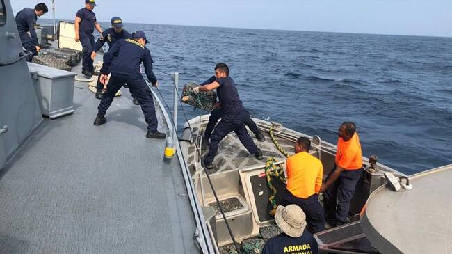 Denuncian alquiler de lanchas para "pegar" droga a buques que salen de Santa Marta. Foto: Colprensa