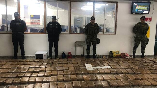 Operativo antidrogas en el suroccidente de Bogotá . Foto: