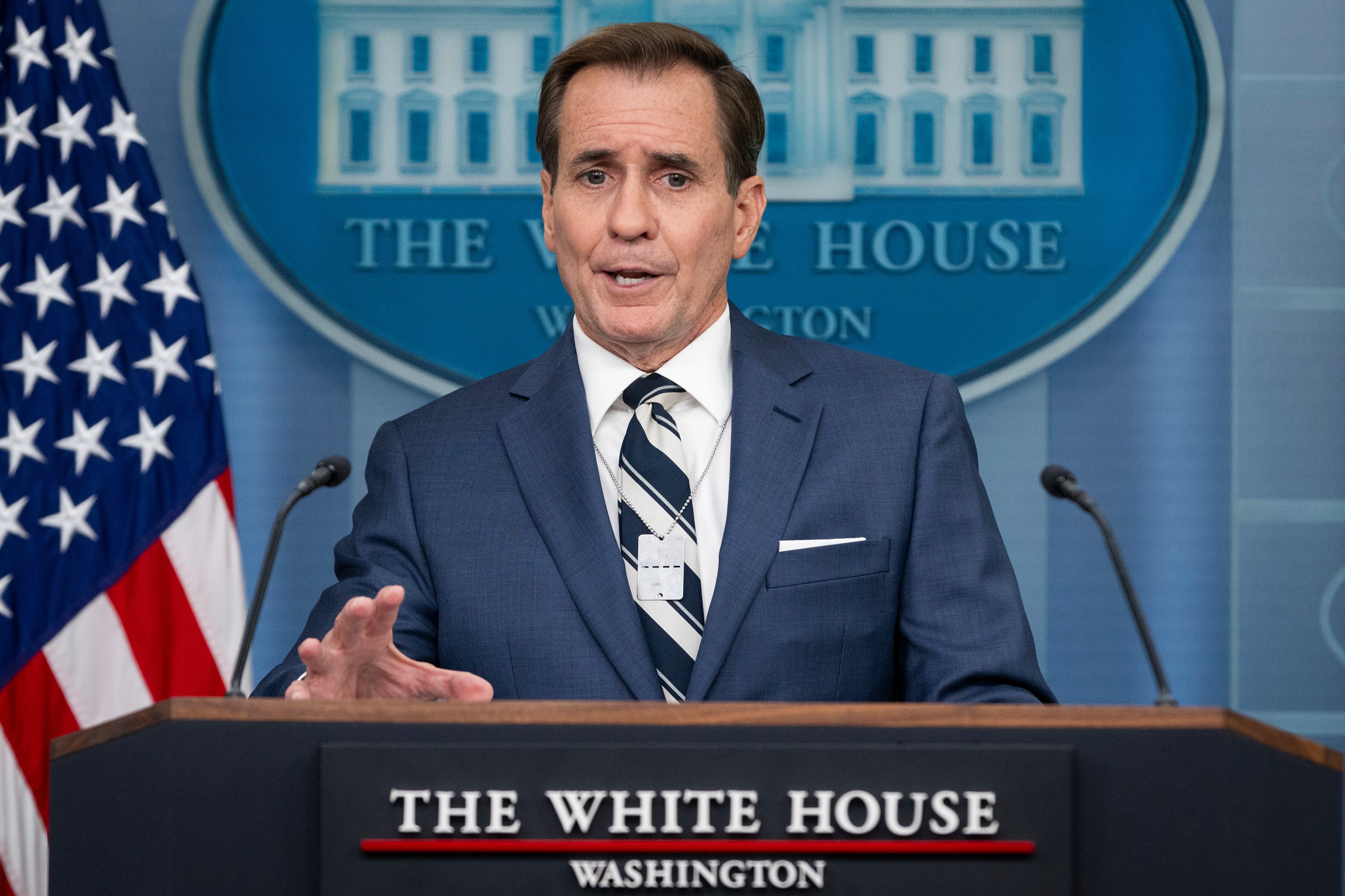 John Kirby. EFE / EPA / SAMUEL CORUM / POOL