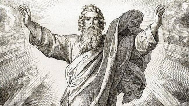 El primer día de la Creación. Ilustración de Julius Schnorr von Carolsfeld, 1852-60. Foto: BBC Mundo