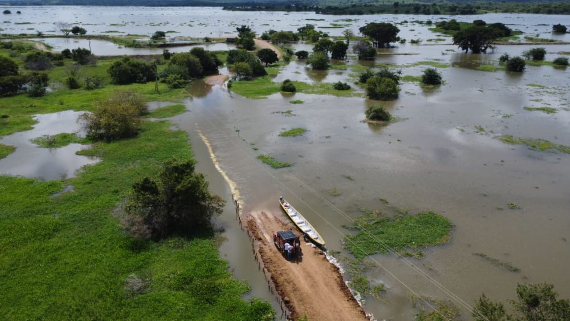 Estado de la vía Tenerife- Plato/ Alcaldía de Tenerife