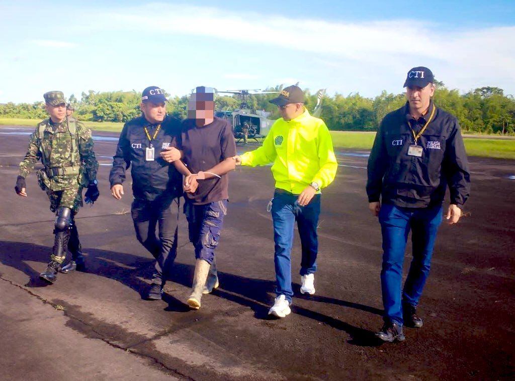 Capturado en Putumayo alias ‘Patepalo’, coordinador logístico de la estructura Raúl Reyes. Foto: suministrada.