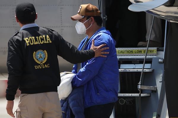 Fray Vásquez Castillo, sobrino del expresidente de Perú Pedro Castillo. Foto: EFE.