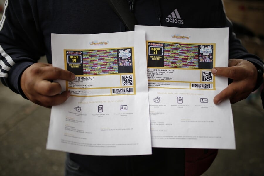 Álvaro Galeano, personas que gestionó las presentaciones de Rikarena, Eddy Herrera y Wilfrido Vargas en el Jamming Festival habla sobre la cancelación del evento. Foto: Colprensa