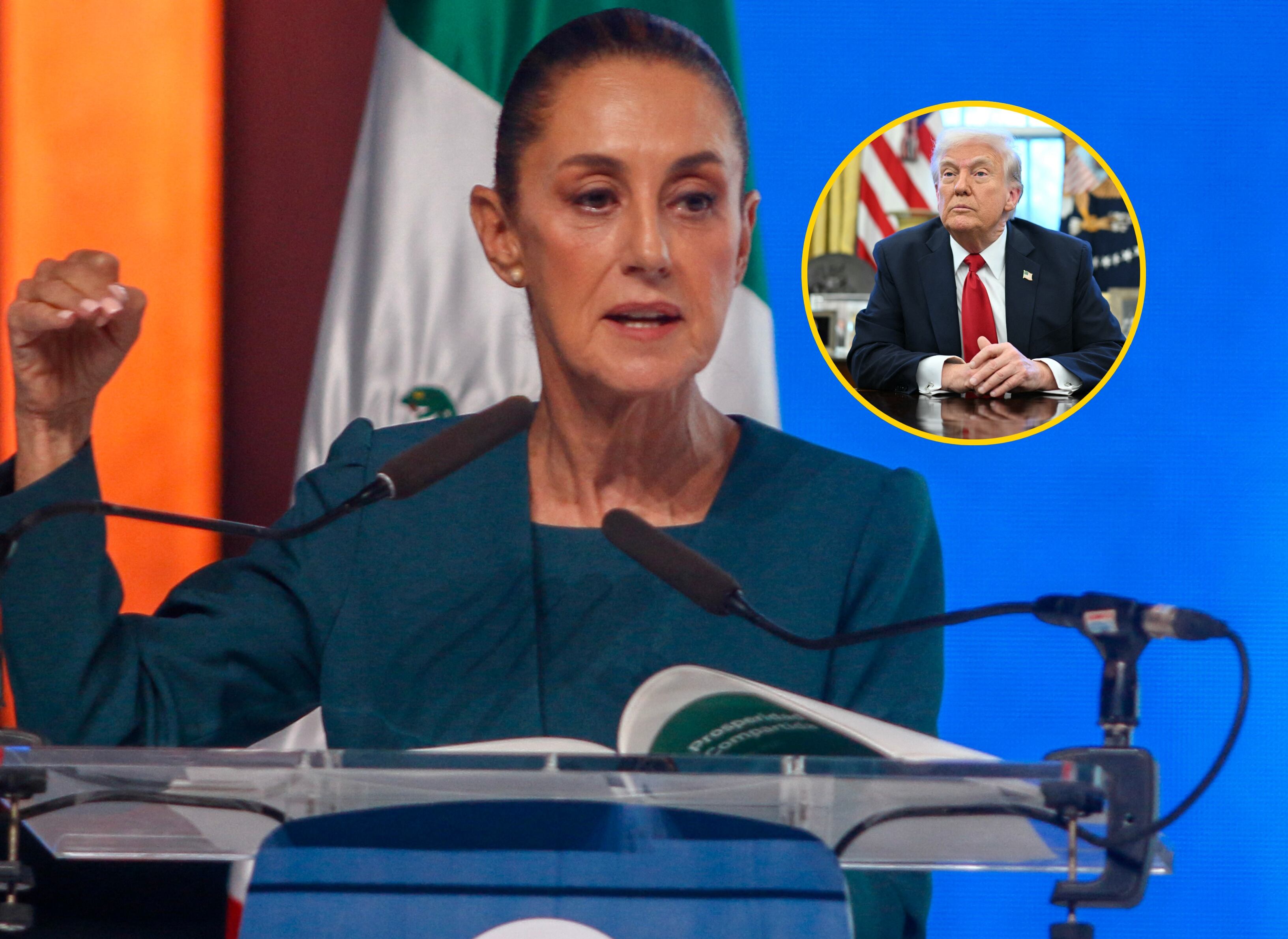Presidente mexicana Claudia Sheinbaum. FOTO: JULIO CESAR AGUILAR/AFP /Getty Images.