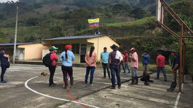 Son estudiantes de siete escuelas rurales.. Foto: W