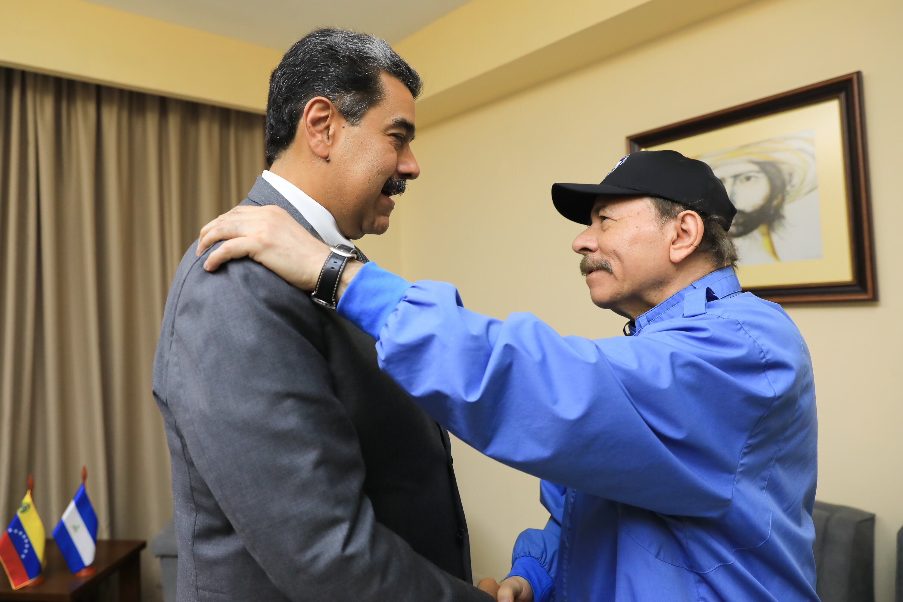 Nicolás Maduro y Daniel Ortega | Foto: EFE