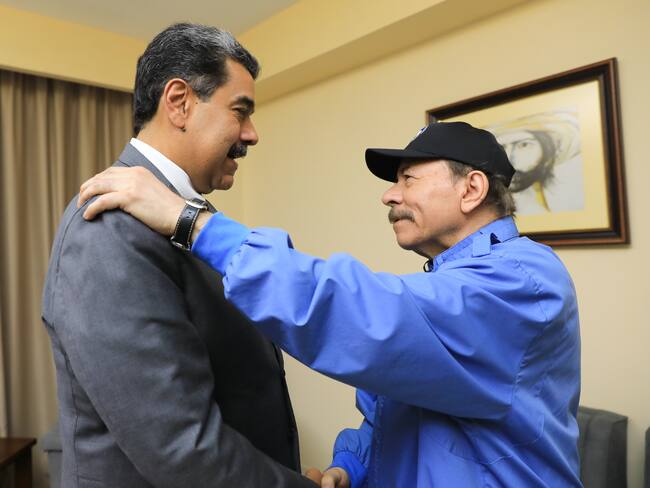 Nicolás Maduro y Daniel Ortega | Foto: EFE