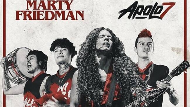 Apolo 7 presentó ‘Eres tú’, su colaboración con Marty Friedman. Foto: Apolo 7 Instagram