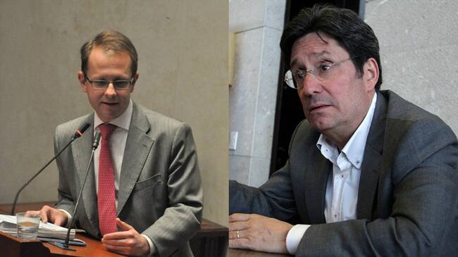 El embajador Francisco Santos (izq) pidió a Estados Unidos conceder libertad bajo fianza al exministro Andrés Felipe Arias. Foto: Colprensa