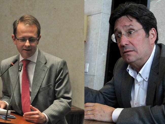 El embajador Francisco Santos (izq) pidió a Estados Unidos conceder libertad bajo fianza al exministro Andrés Felipe Arias. Foto: Colprensa