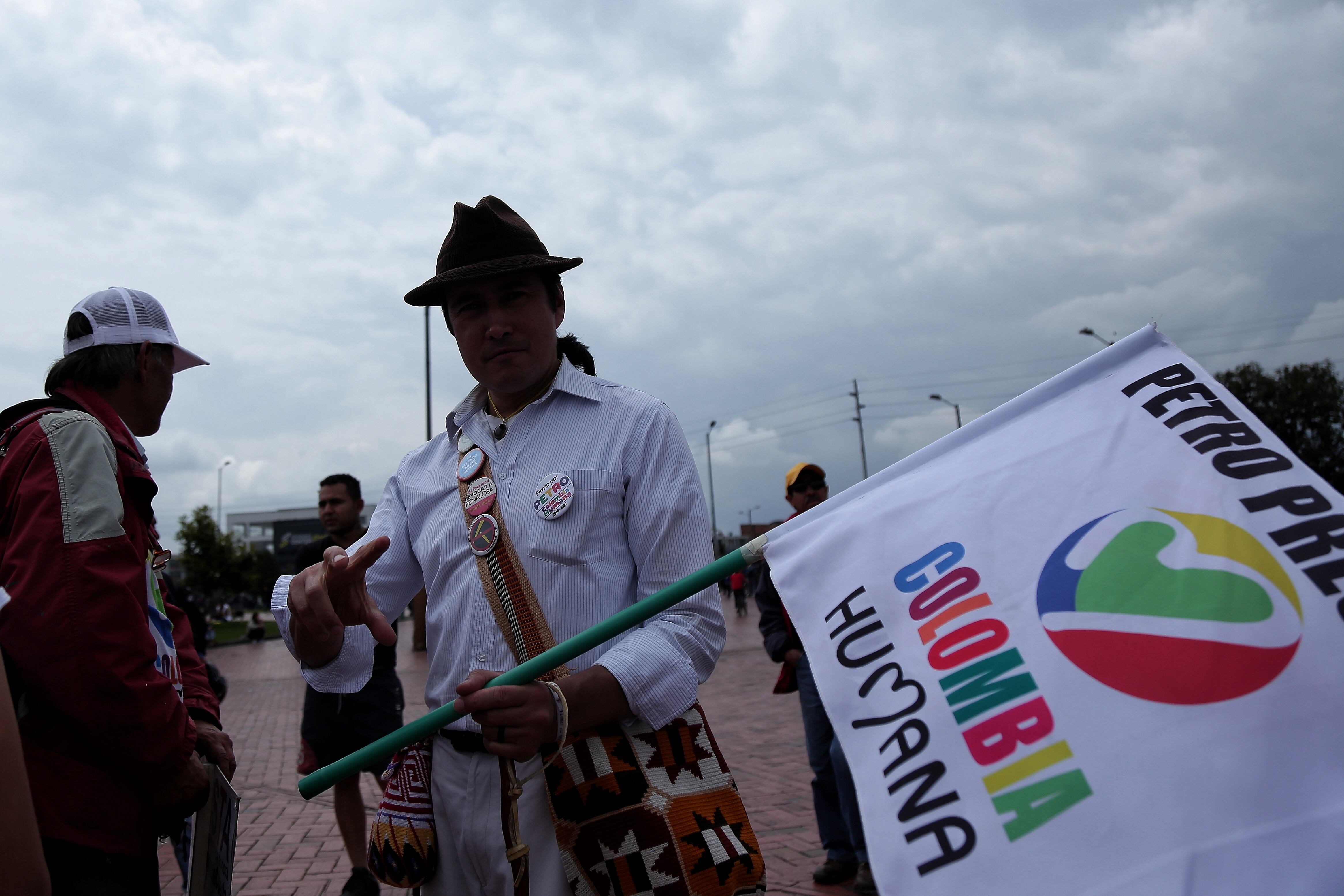 Colombia Humana denunció ataque contra su sede ubicada en Bogotá. (Colprensa - Diego Pineda)