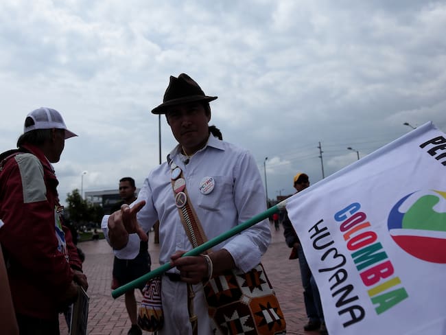 Colombia Humana denunció ataque contra su sede ubicada en Bogotá. (Colprensa - Diego Pineda)