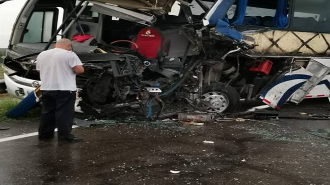 accidente en Santander. . Foto: suministrada.