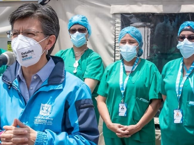 Bogotá aumenta capacidad hospitalaria en tercer pico contagios. Foto: Colprensa