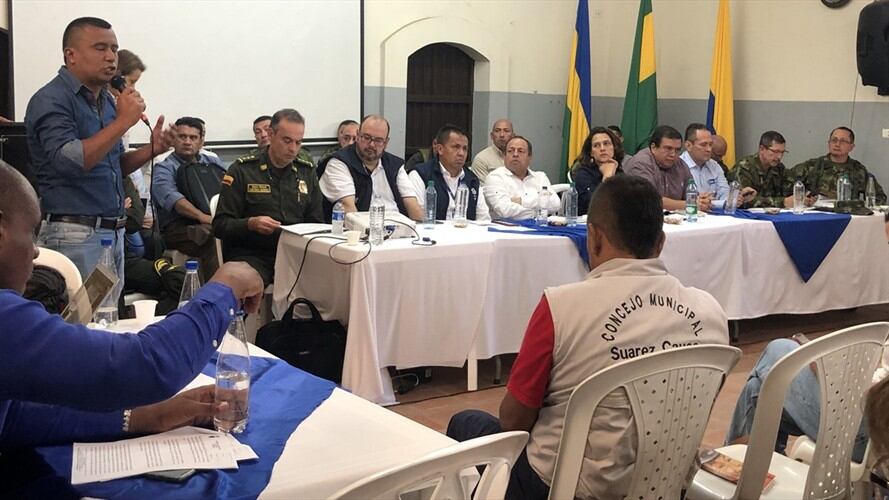 El candidato a la Alcaldía de Suárez, César Lizardo Cerón, anunció que denunciará a quienes lo acusan de estar detrás del asesinato de la excandidata.. Foto: W Radio