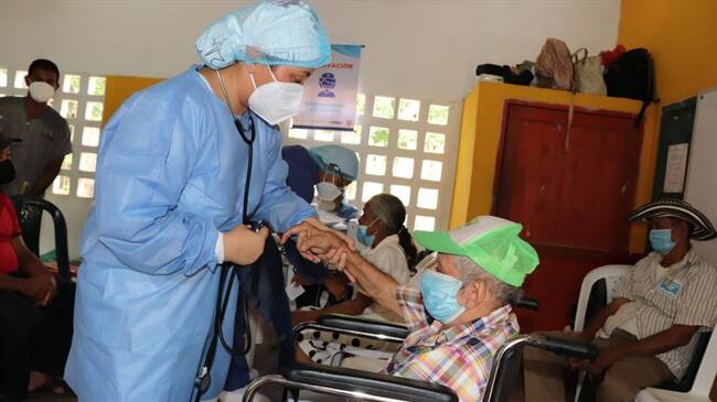 Montería habría aplicado el 100% de las dosis de Sinovac que le fueron asignadas.Foto: prensa alcaldía Montería.
