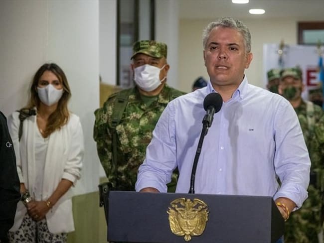 Presidente de Colombia, Iván Duque. Foto: Colprensa - Externos