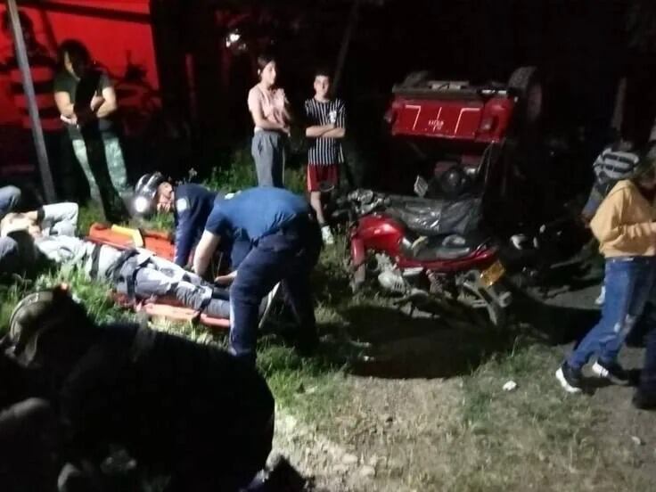 Foto bomberos de Anserma