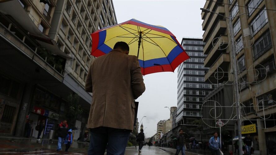 Lluvias en Colombia. Foto: Colprensa