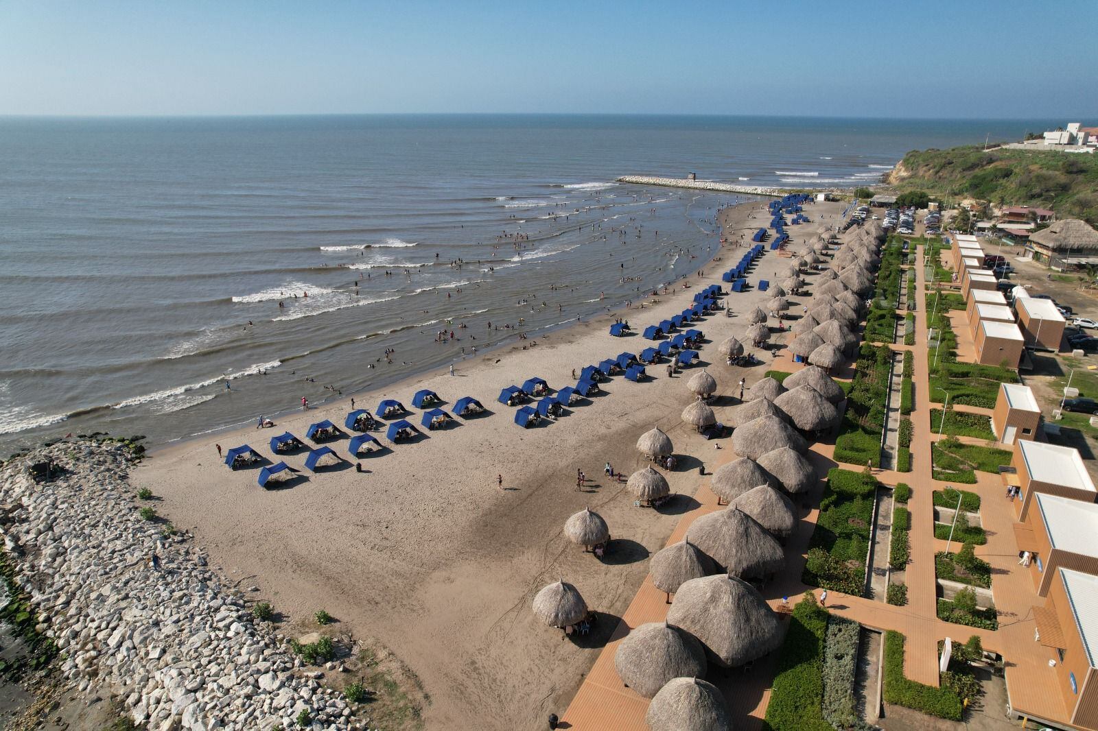 Playa en Puerto Colombia, Atlántico./ Foto: Gobernación del Atlántico