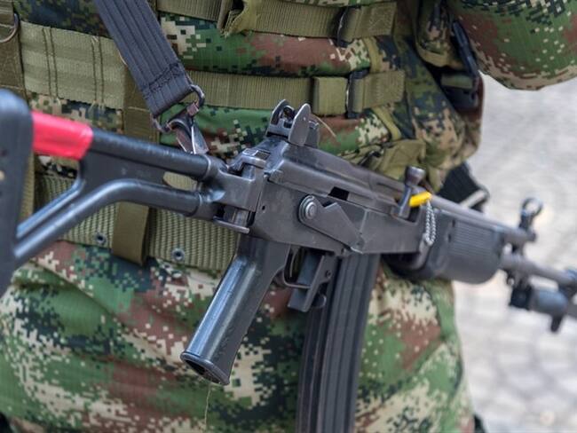 Imagen de referencia de solado del Ejército Nacional. Foto: Getty Images / Ernesto Tereñes