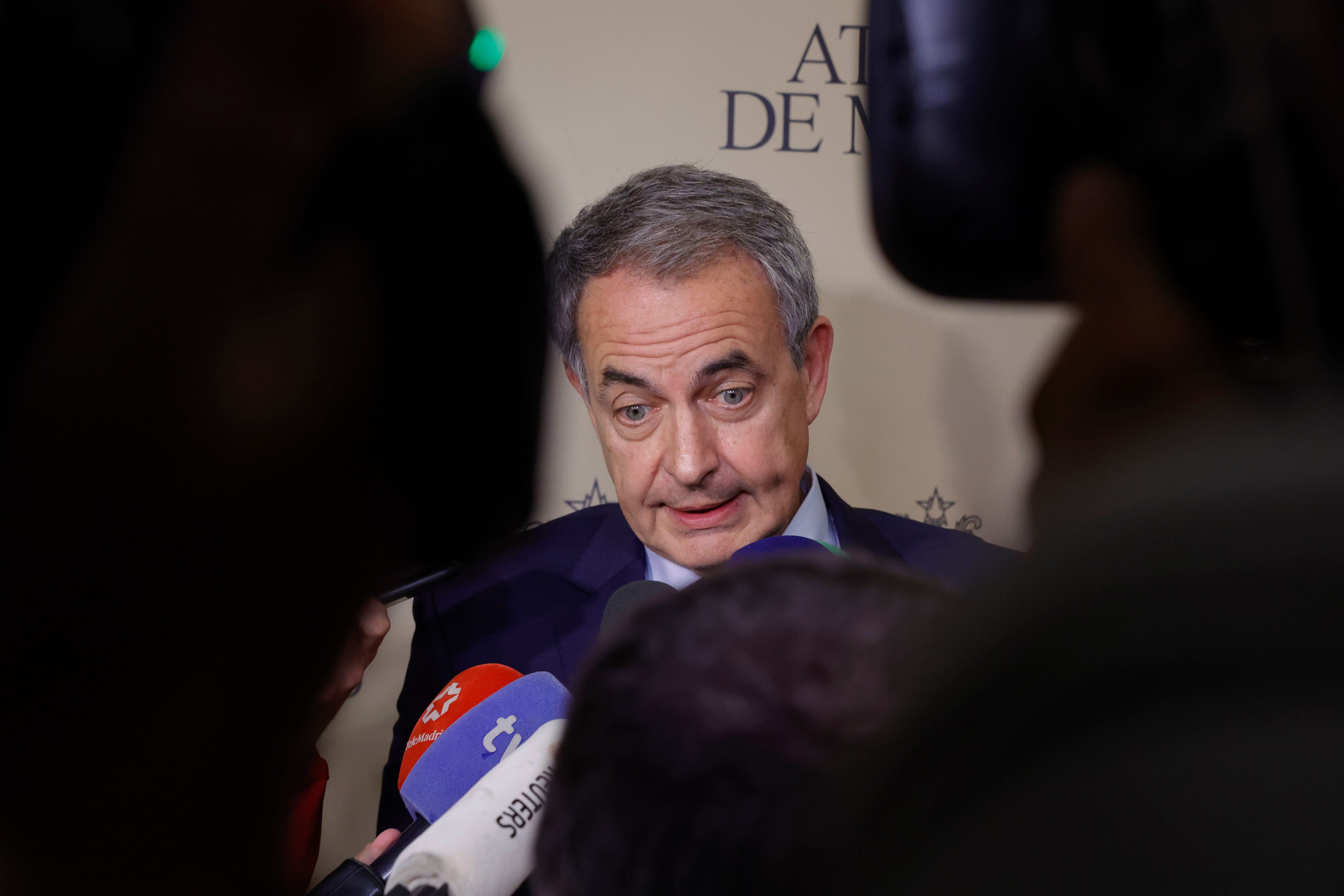 El expresidente del Gobierno José Luis Rodríguez Zapatero FOTO: EFE/ Zipi