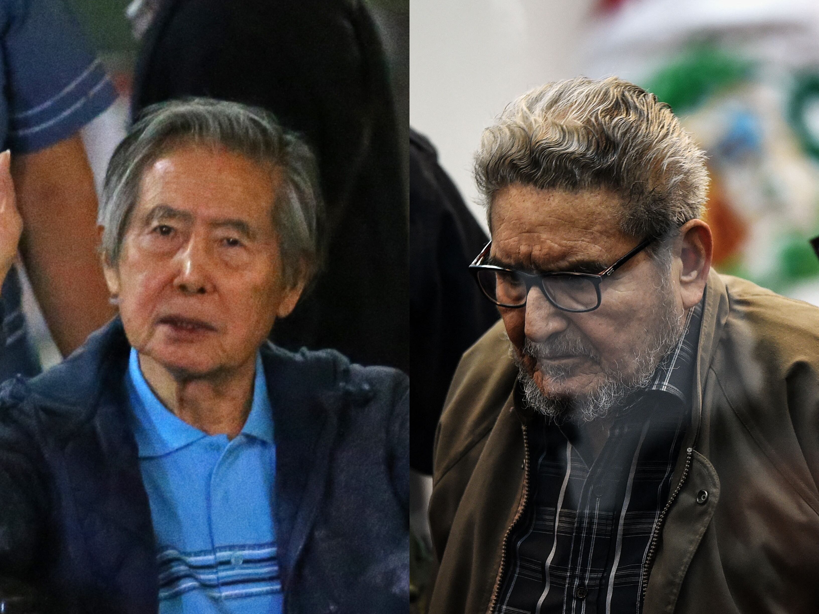 Alberto Fujimori y Abimael Guzmán. Fotos: Getty Images