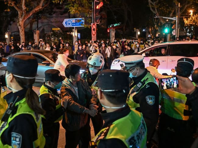 Protestas en China. Foto: Getty Images.