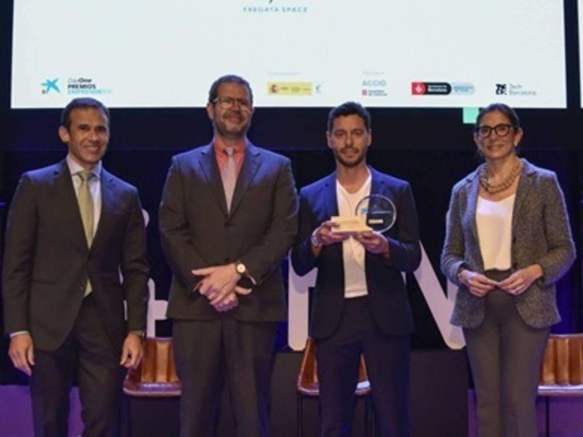 Fregata Space, ganadora de los Premios EmprendeXXI de la feria de las start-ups en el Mobile World Congress