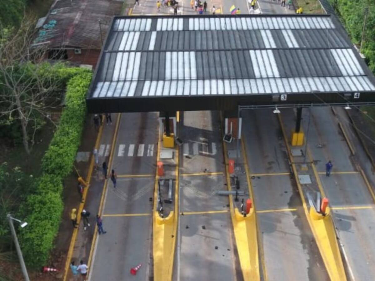 Habrá protesta en el peaje de Rionegro, Santander para que no se reactive