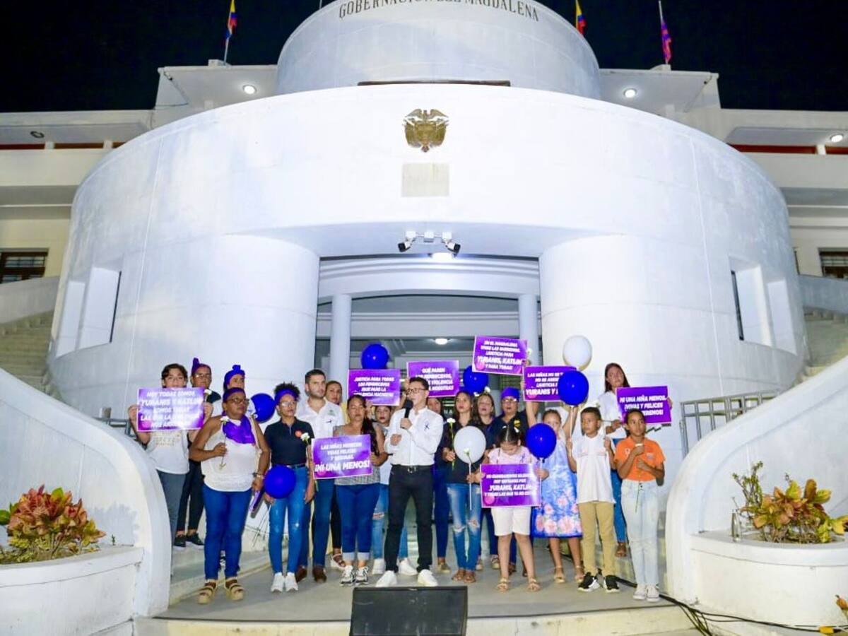 Gobernación lideró evento en rechazo a los recientes feminicidios en el Magdalena