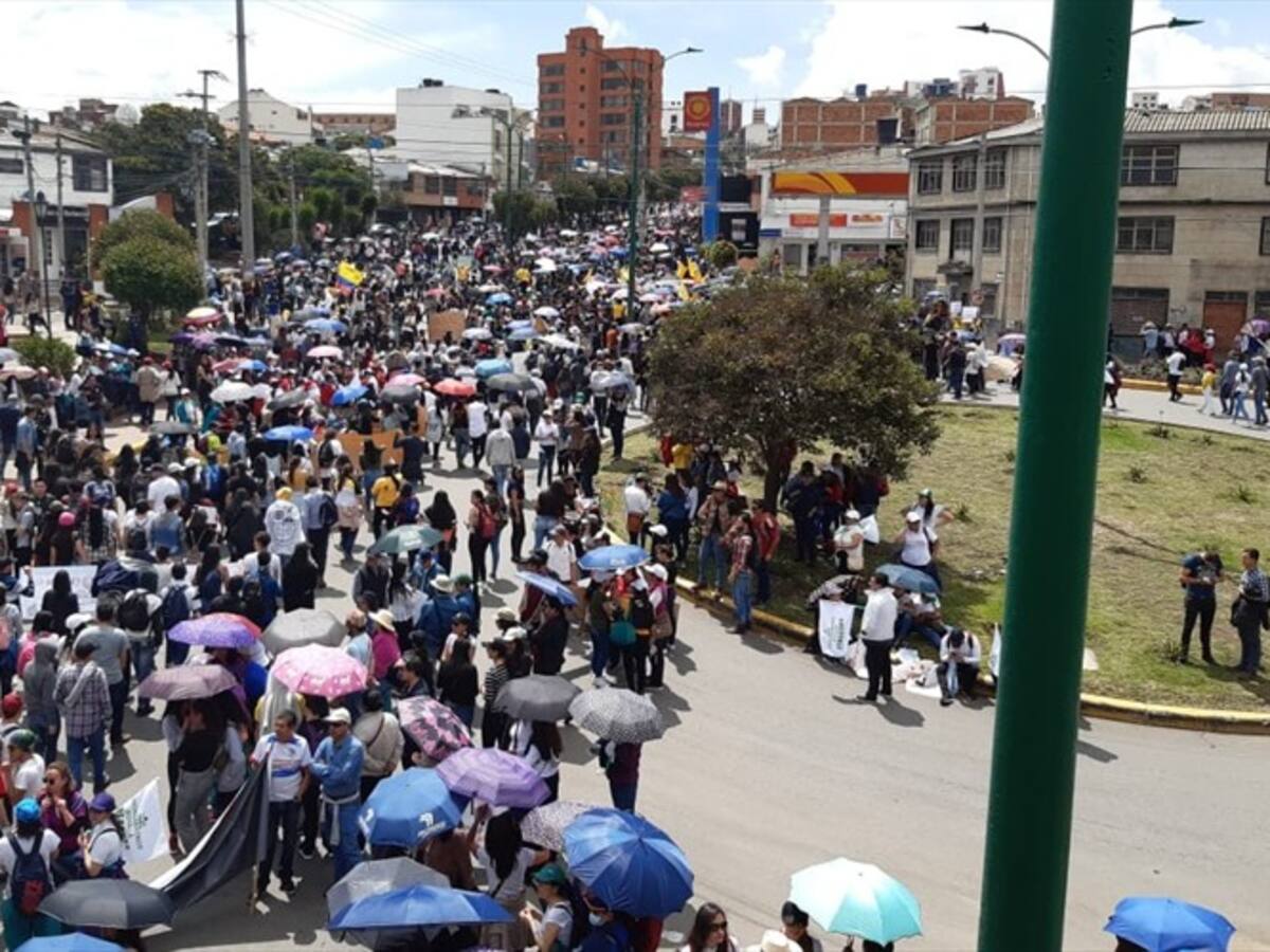 Este es el balance de las protestas en Tunja