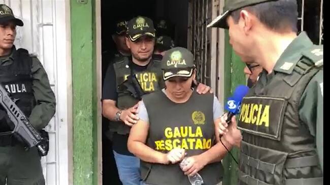 Grupos armados tenían a Myerly López. . Foto:Policía.