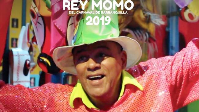Freddy Cervantes será el Rey Momo del Carnaval de Barranquilla 2019. Foto: Cortesía