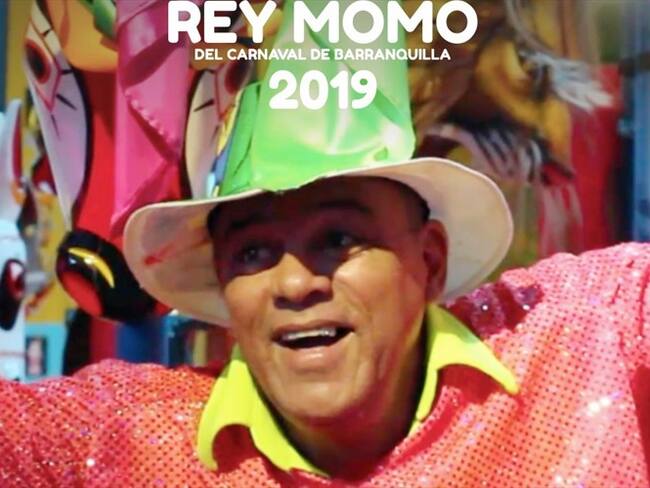 Freddy Cervantes será el Rey Momo del Carnaval de Barranquilla 2019. Foto: Cortesía
