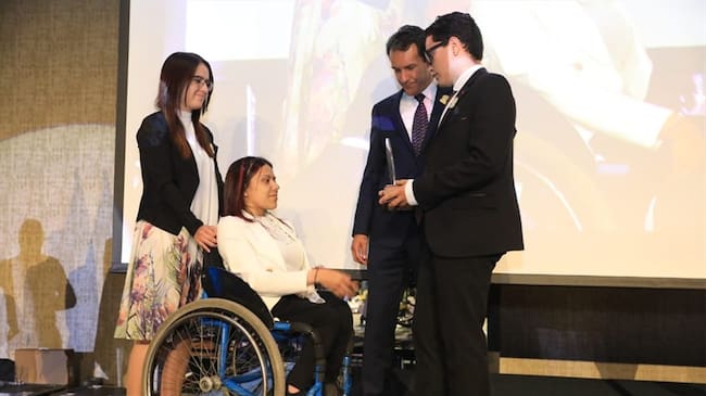#NocheDeLosMejores Indeportes y Gobernación de Cundinamarca premiaron atletas destacados. Foto: #AliadosW