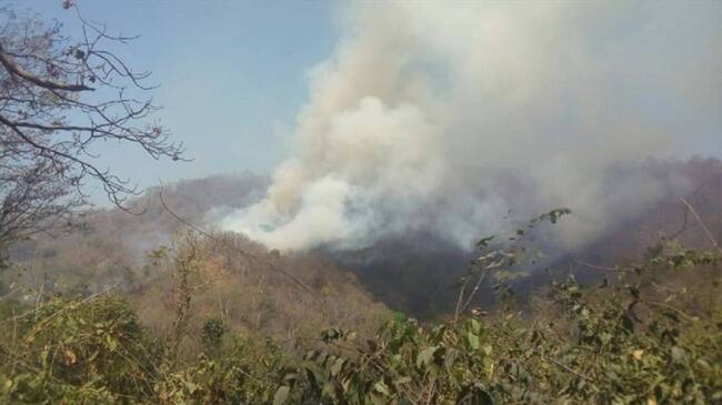 Nuevo incendio forestal afecta a la Sierra Nevada de Santa Marta. Foto: Ian Farouk Simmonds