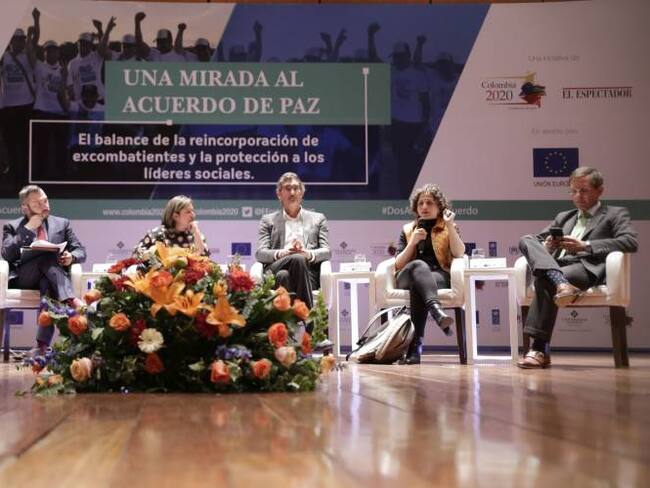Balance de la reincorporación de excombatientes y la protección a los líderes sociales. Créditos: Colprensa