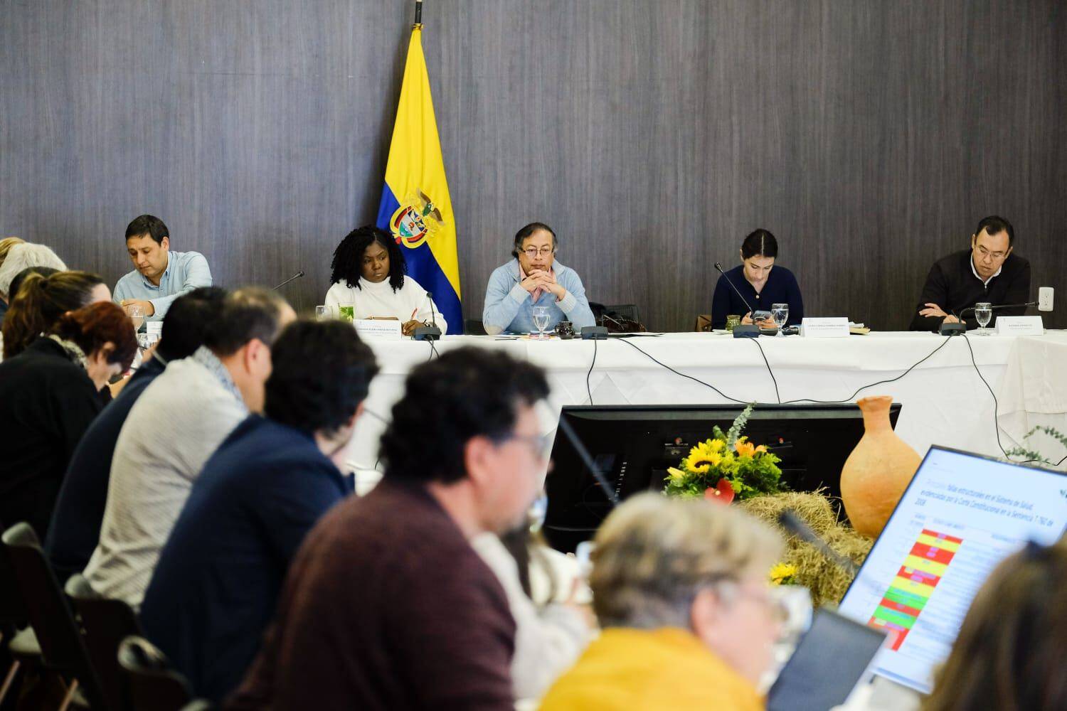 Presidente Gustavo Petro en el Consejo de Ministros. Foto: Cortesía Presidencia.