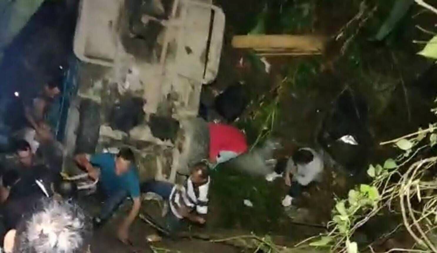 Accidente de Jeep en Santa Rosa de Cabal / Foto: Suministrada comunidad