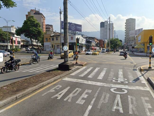 Alcaldía plantea puente elevado para mejorar movilidad en sector de Bucaramanga. Foto: Google Maps