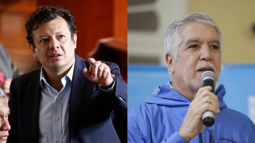 Hollman Morris le recordó al alcalde Enrique Peñalosa que él frenó el proyecto del metro subterráneo que ya estaba listo para licitarse. Foto: Colprensa