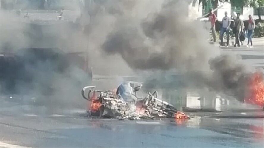Enfrentamiento entre contrabandista y autoridades en la frontera. Foto: Cortesía Pedro Gutiérrez